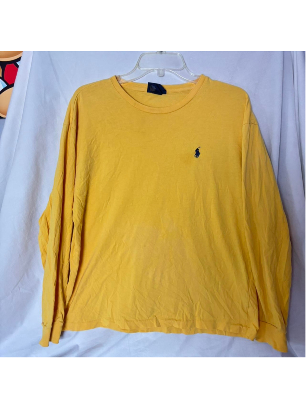 Polo Ralph Lauren yellow long sleeve shirt Size M #preppy #classic